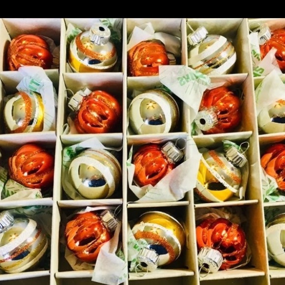 20 Harvest Radko Pumpkin Shaped Ball Ornaments - Picture 11 of 11